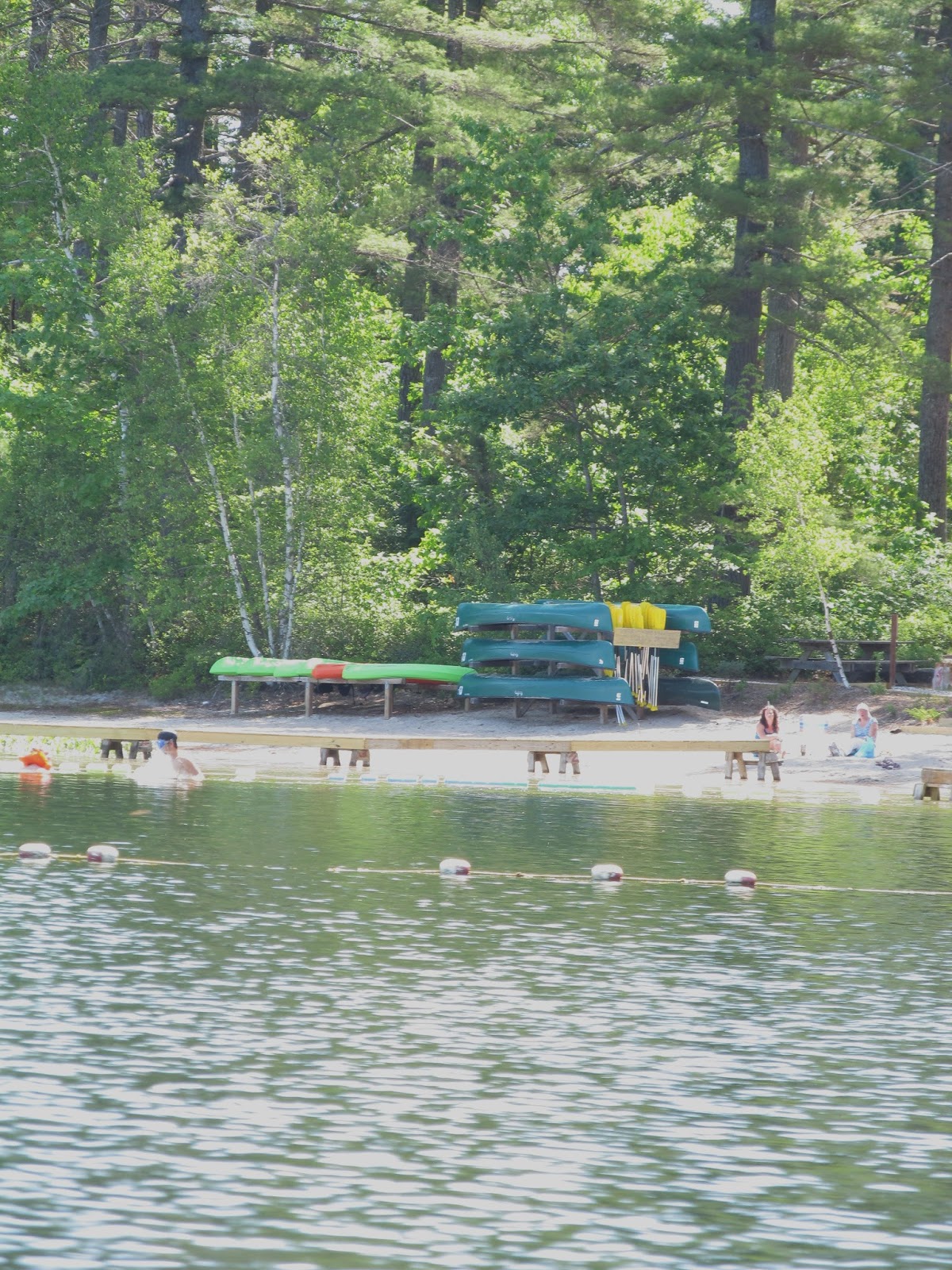 Recreational Kayaking in Maine Horne Pond, Limington