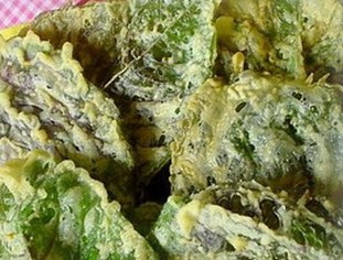 Resep Rempeyek Bayam Pedas Enak