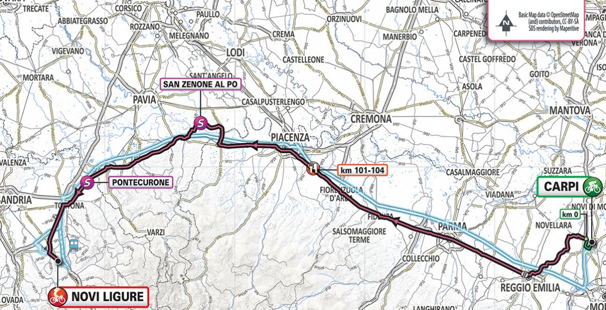 Rojadirecta GIRO D'ITALIA 2019 Streaming Carpi Novi Ligure: 11° Tappa Oggi 22 maggio in Diretta Rai TV e Rai Play.