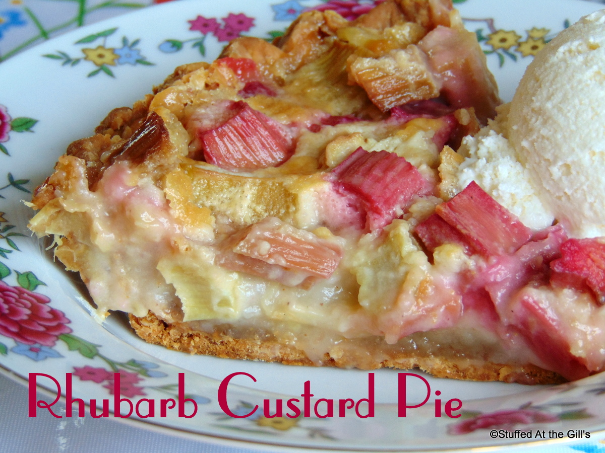 Rhubarb Custard Pie