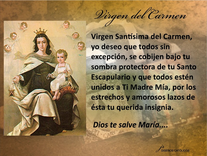 S De Oraciones Oraciones A La Virgen Del Carmen