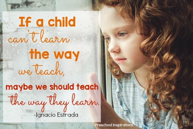 Αν τα παιδιά δεν μαθαίνουν έτσι όπως διδάσκουμε ισως να διδάσκουμε με τον τρόπο που μαθαίνουν