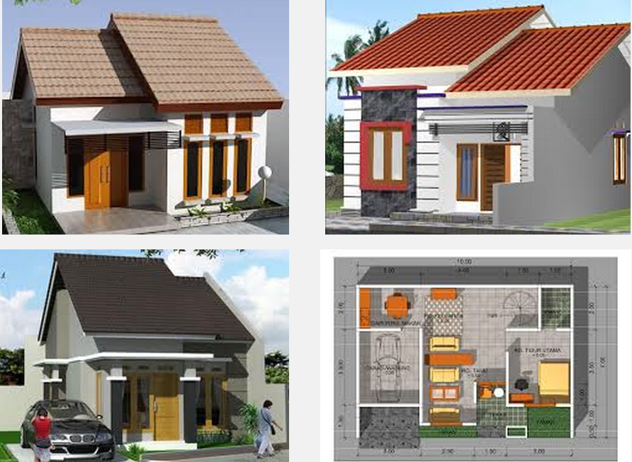 Gambar foto model rumah idaman  unik mungil terbaru