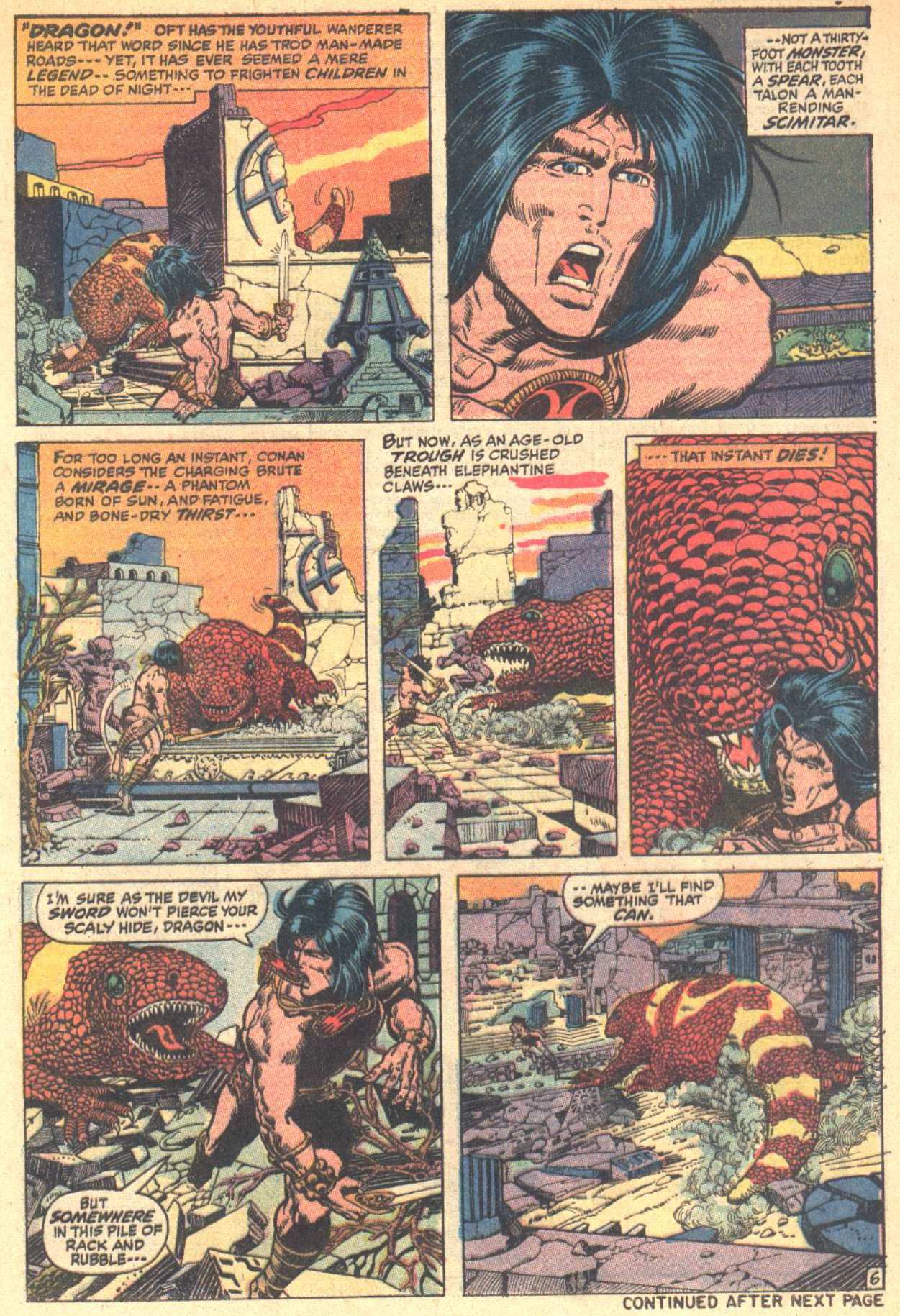 Read online Conan the Barbarian (1970) comic -  Issue #8 - 7