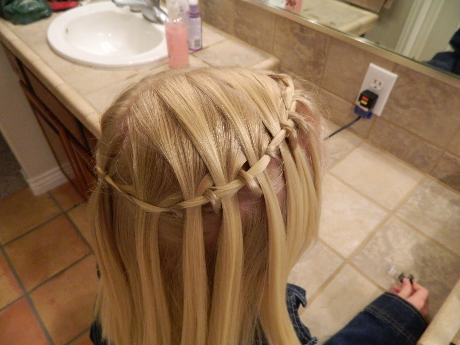 .: Waterfall Braid or Floating Braid