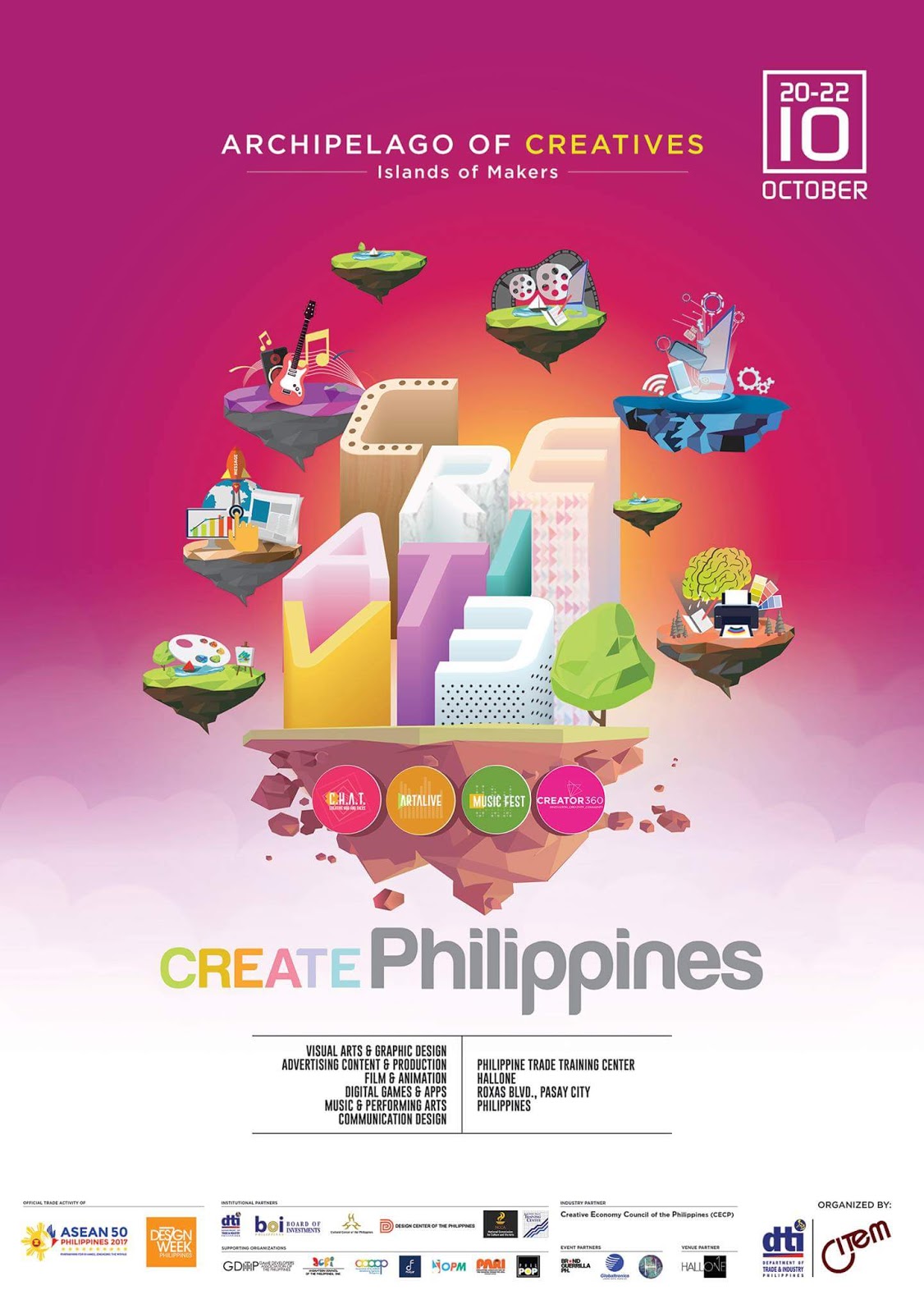 CREATE Philippines the 1st international creative industry trade event ...
