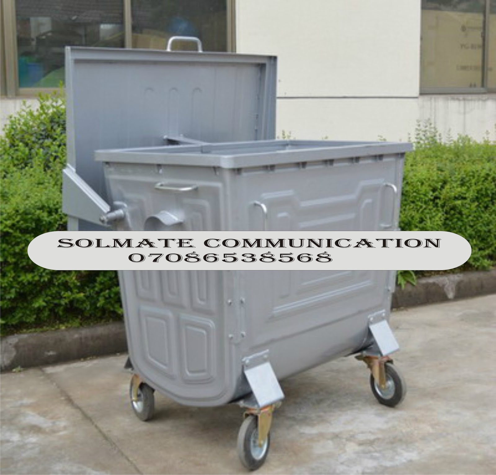 SUPPLIER OF INDUSTRIAL PLASTIC WASTE BINS WITH WHEELS AND WASTE