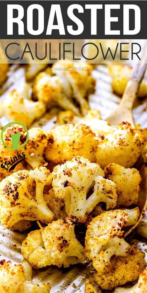the BEST Roasted Cauliflower I've ever made ! The Dessert Recipes Easest