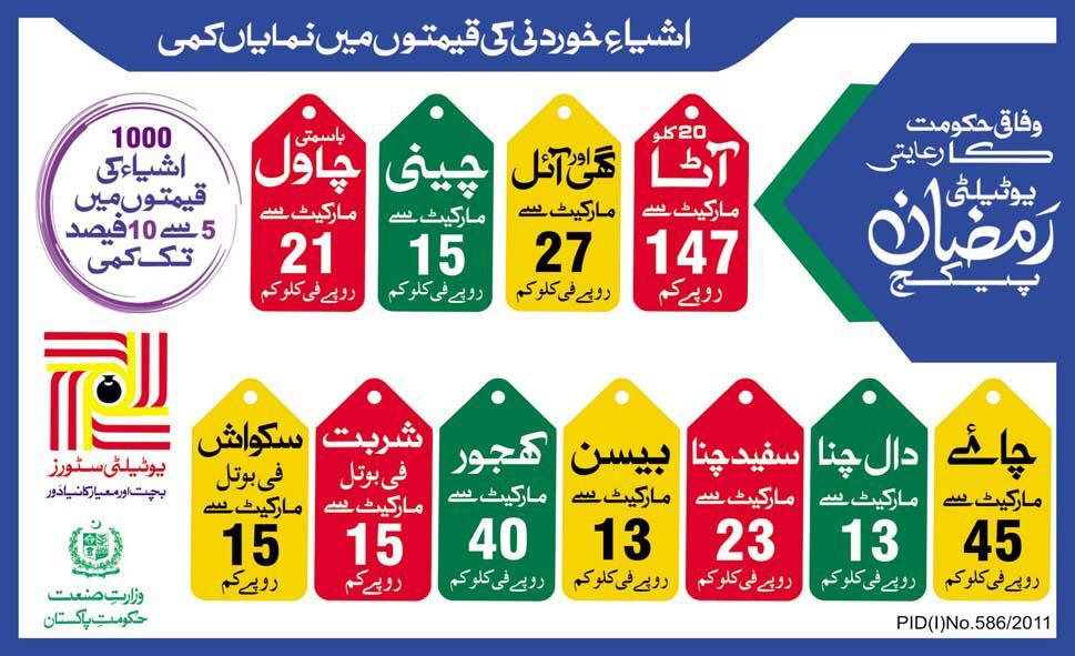 Utility Store Corporation of Pakistan Ramazan Package Ads Pakistan