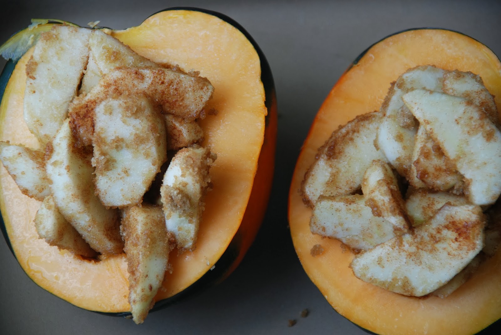 Baking and Creating with Avril Apple Acorn Squash