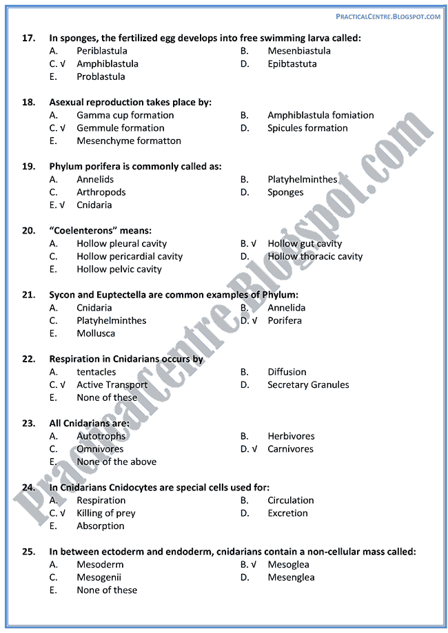 kingdom-animalia-mcat-preparation-mcqs-test-biology-xi-xii