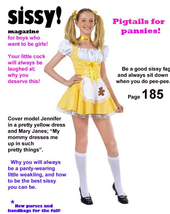 Jennifers Favorite Sissy Captions Sissy Magazine Issue