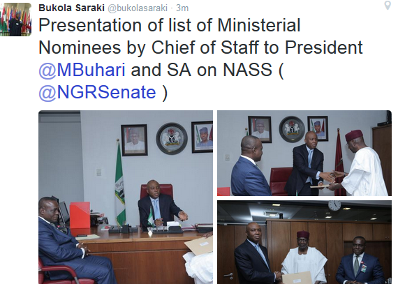 Nigeria Ministerial list,Ministerial list,Ministerial list Nigeria,