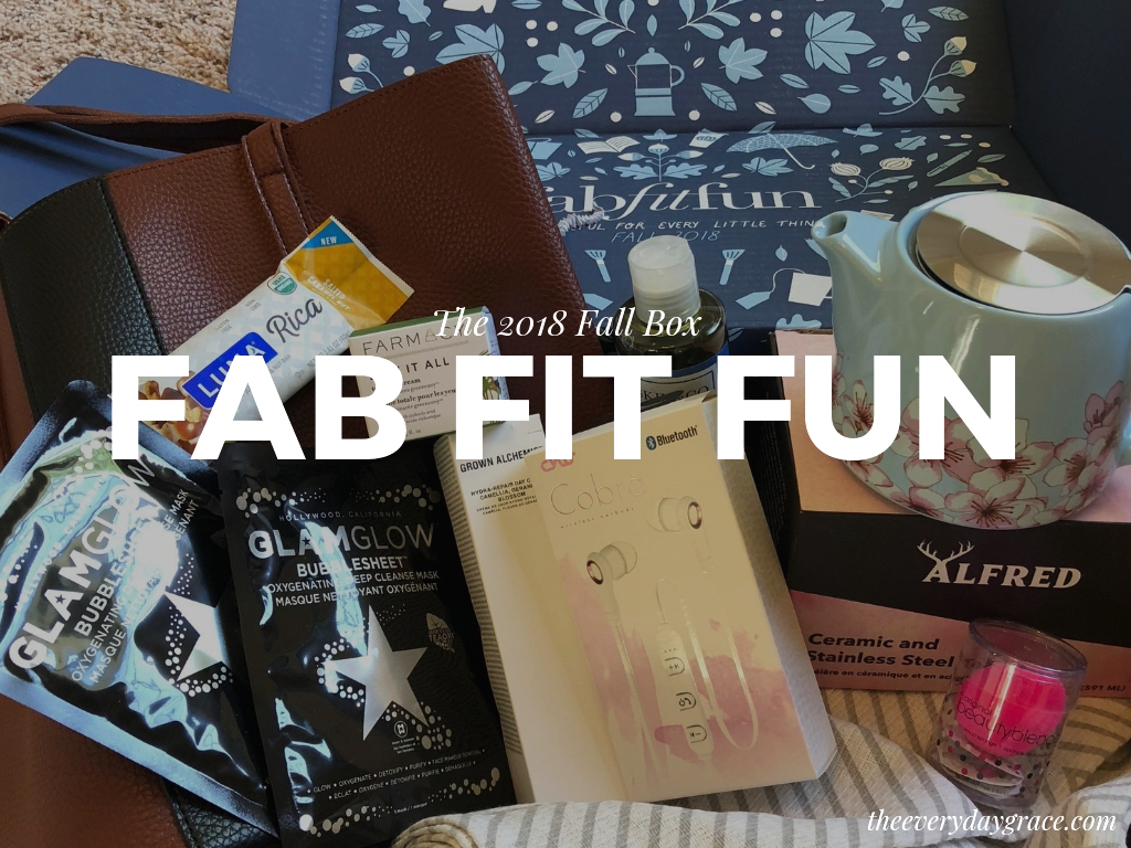 The 2018 Fall Fab Fit Fun Box The Everyday Grace