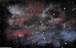 galaxy space painting paint paintings outer nebula grade wall outerspace science link des arts galaxies newsonair