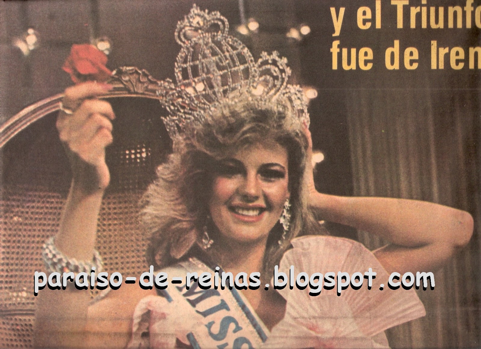 Venezuela un Paraíso de Reinas Recuerdos del Miss Venezuela 1981