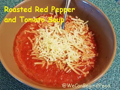 Roasted Red Pepper and Tomato Soup by @WeCanBegin2Feed Roasted Red Pepper and Tomato Soup by @WeCanBegin2Feed