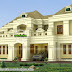 500 square yards 5 BHK colonial residence design
