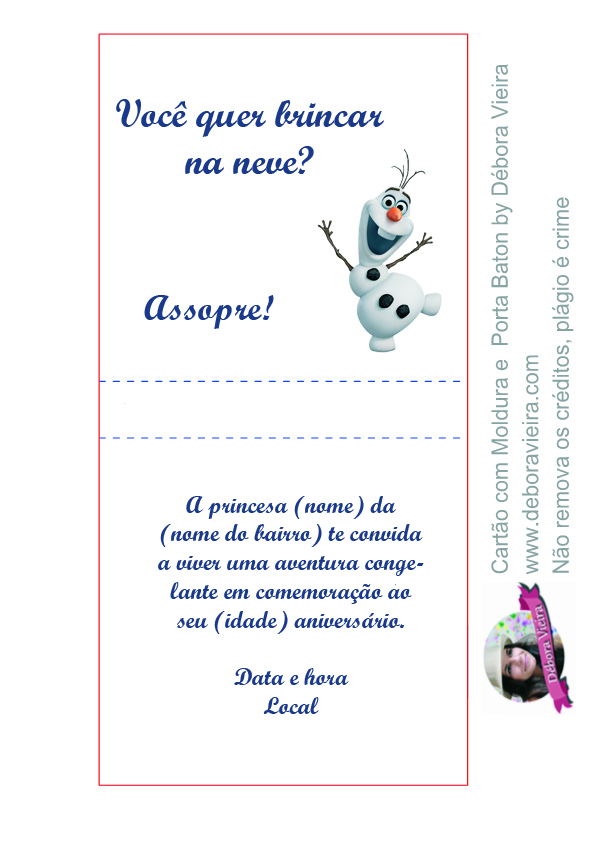 moldes para convites de aniversario