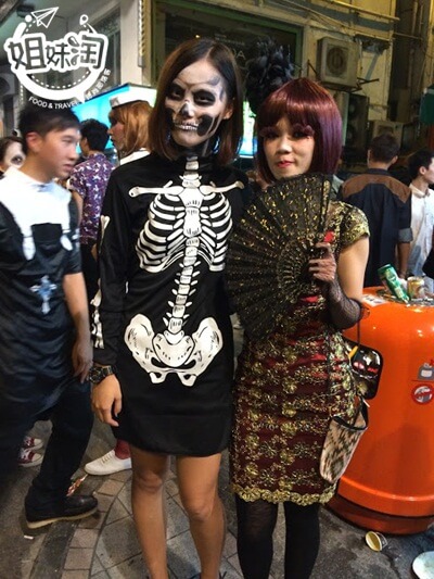 萬聖節服裝,香港蘭桂坊,香港中環萬聖節派對,