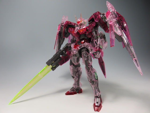 Bandai Gundam Base Tokyo MG 1/100 00 Trans Am Raiser Clear Color Model Kit 