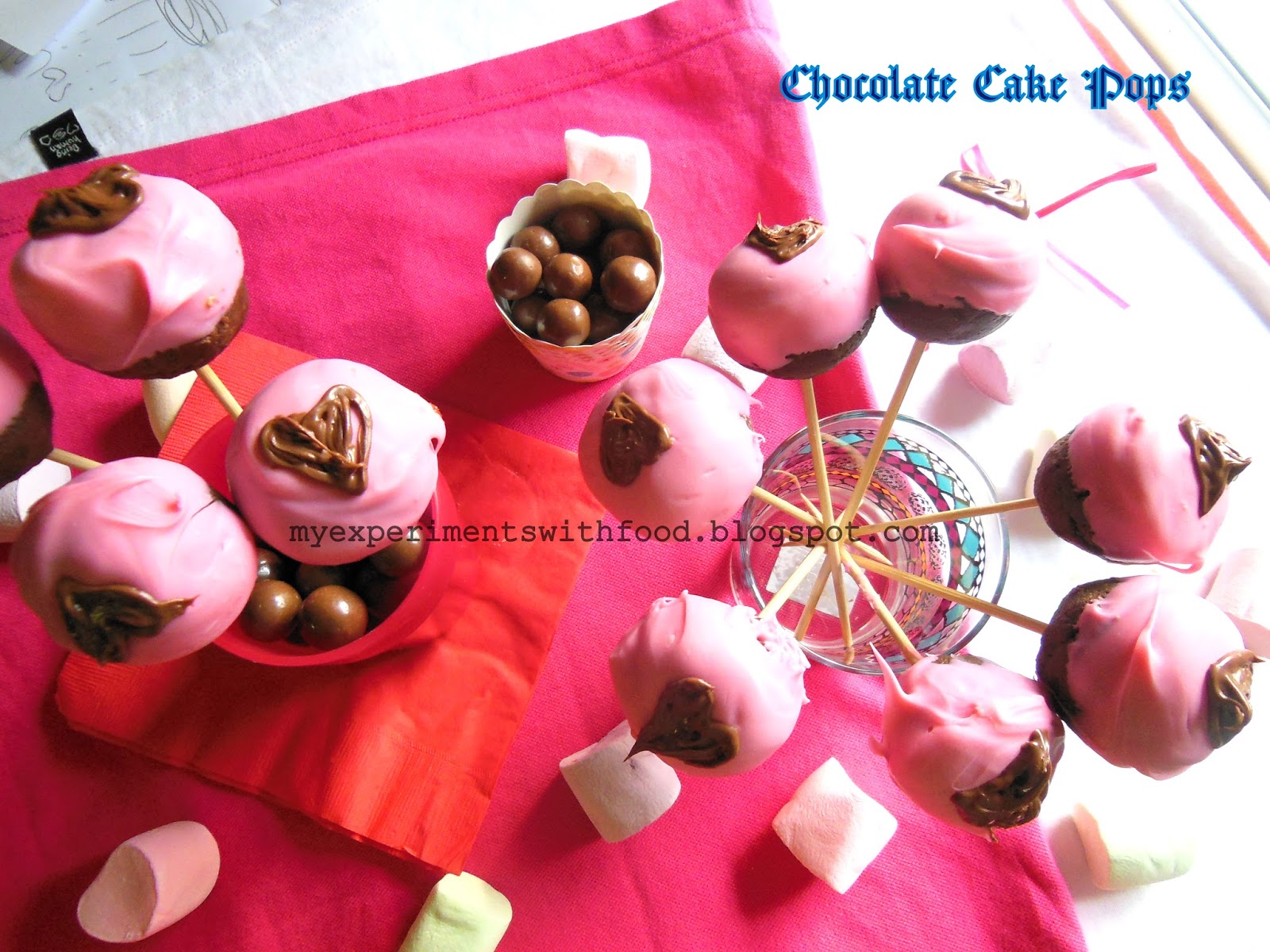 My Experiments With Food Chocolate Cake Pops For Valentine S Day
