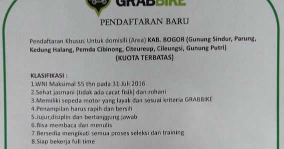 Alamat Kantor Grabbike Di Cibubur Info Kantor Grab Se Indonesia