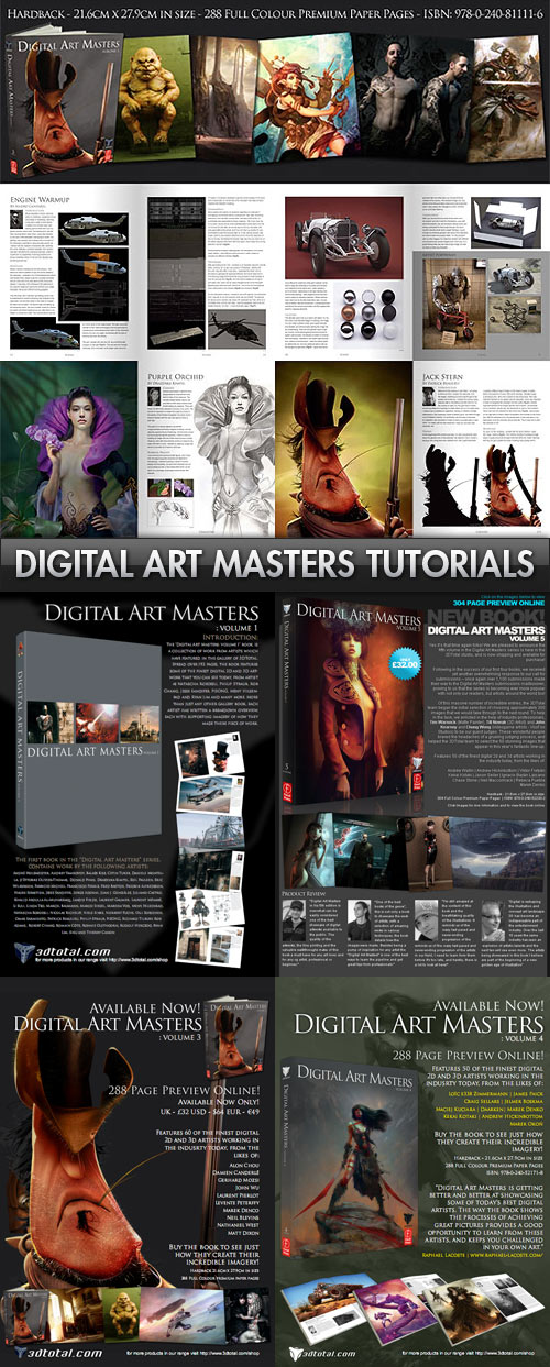 3dTotal Digital Painting Tutorials & Digital Art Masters Vol.15
