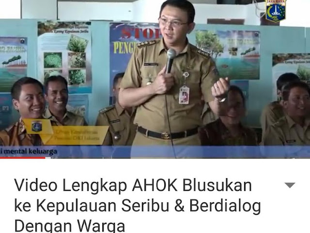 Video Lengkap Ahok "Dibohongi Surat Al Maidah Ayat 51" Video Lengkap Ahok "Dibohongi Surat Al Maidah Ayat 51"