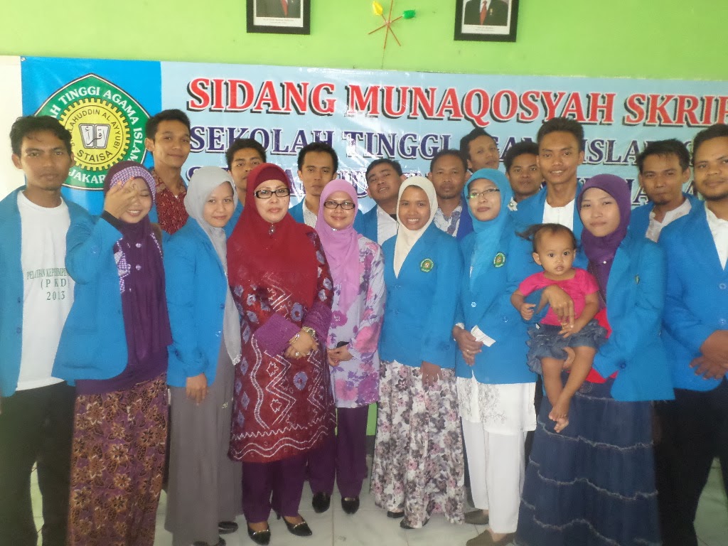 kenangan Sidang Munaqosah SKRIPSI STAISA JAKARTA ENO