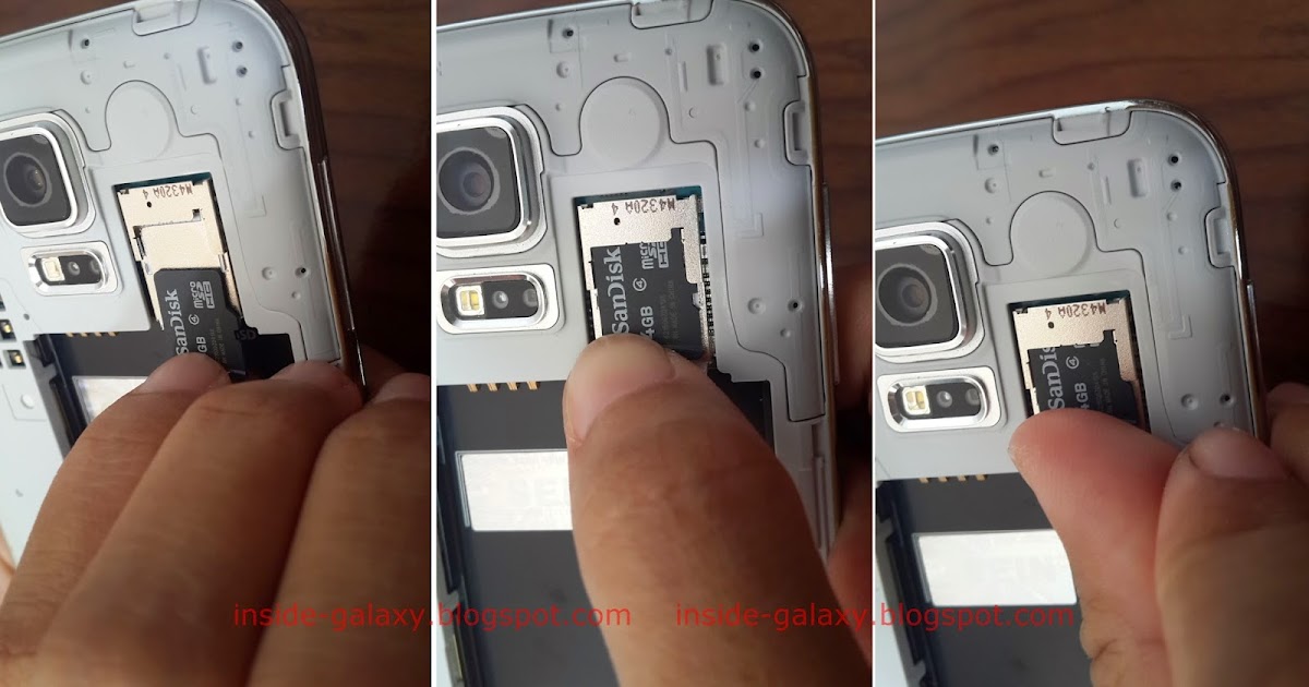 breken rammelaar Uitsluiten Inside Galaxy: Samsung Galaxy S5: How to Insert or Remove a Micro SD card