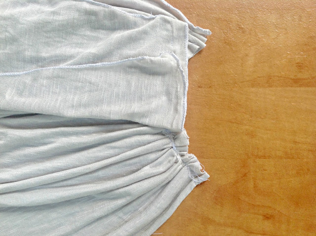 Trash To Couture: DIY Ruched Wrap Skirt