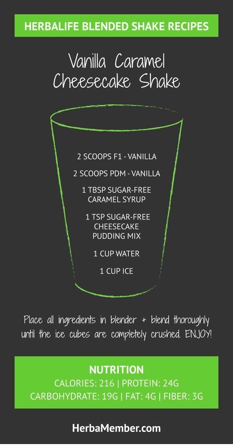 Herbalife Vanilla Caramel Cheesecake Shake