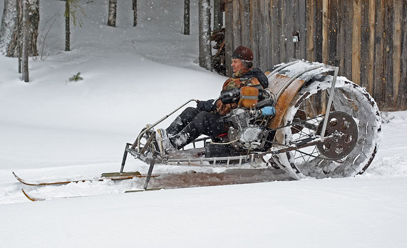 The Ardee Man: Snowmobile Mountain Slide