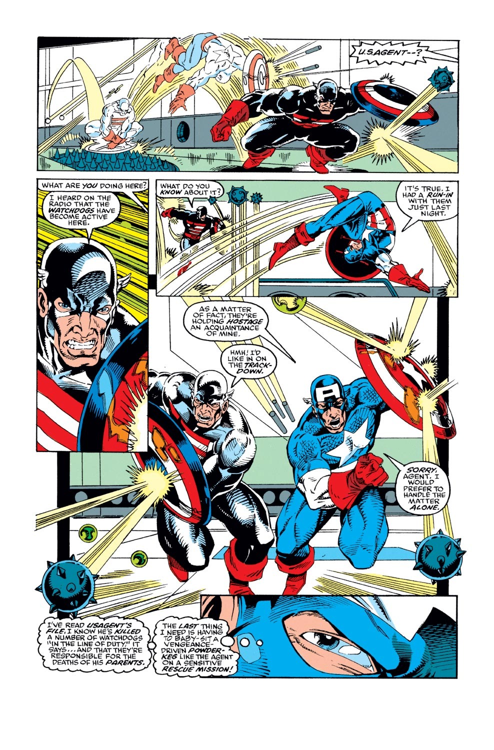 Read online Captain America (1968) comic -  Issue #386 - 6