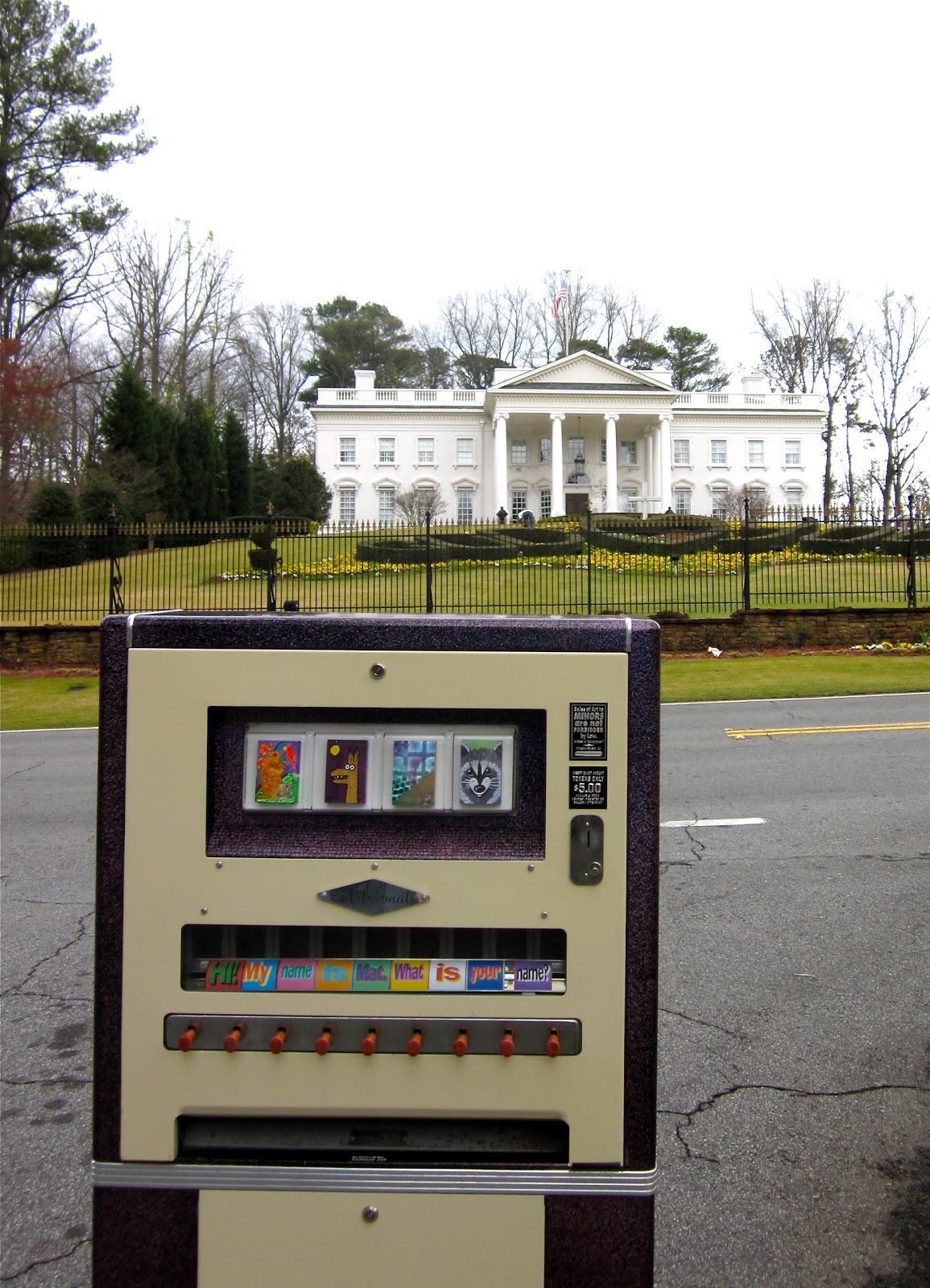 Our Epic Art*o*mat® Road Trip Blog Day 23 Atlanta White House