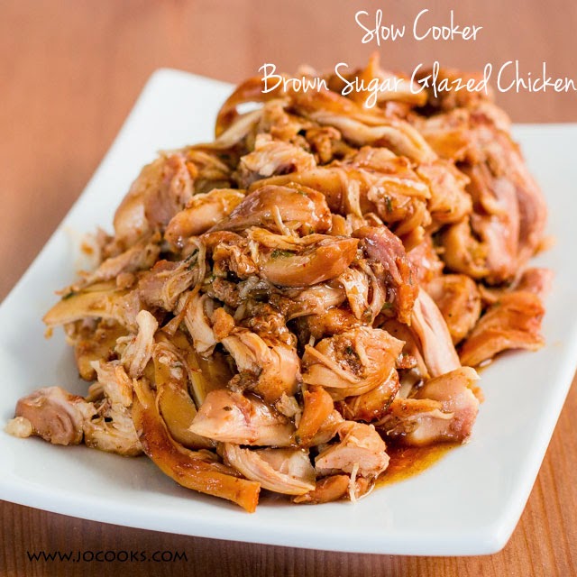 Slow Cooker Brown Sugar Glazed Pulled Chicken The Best Recipes In The World