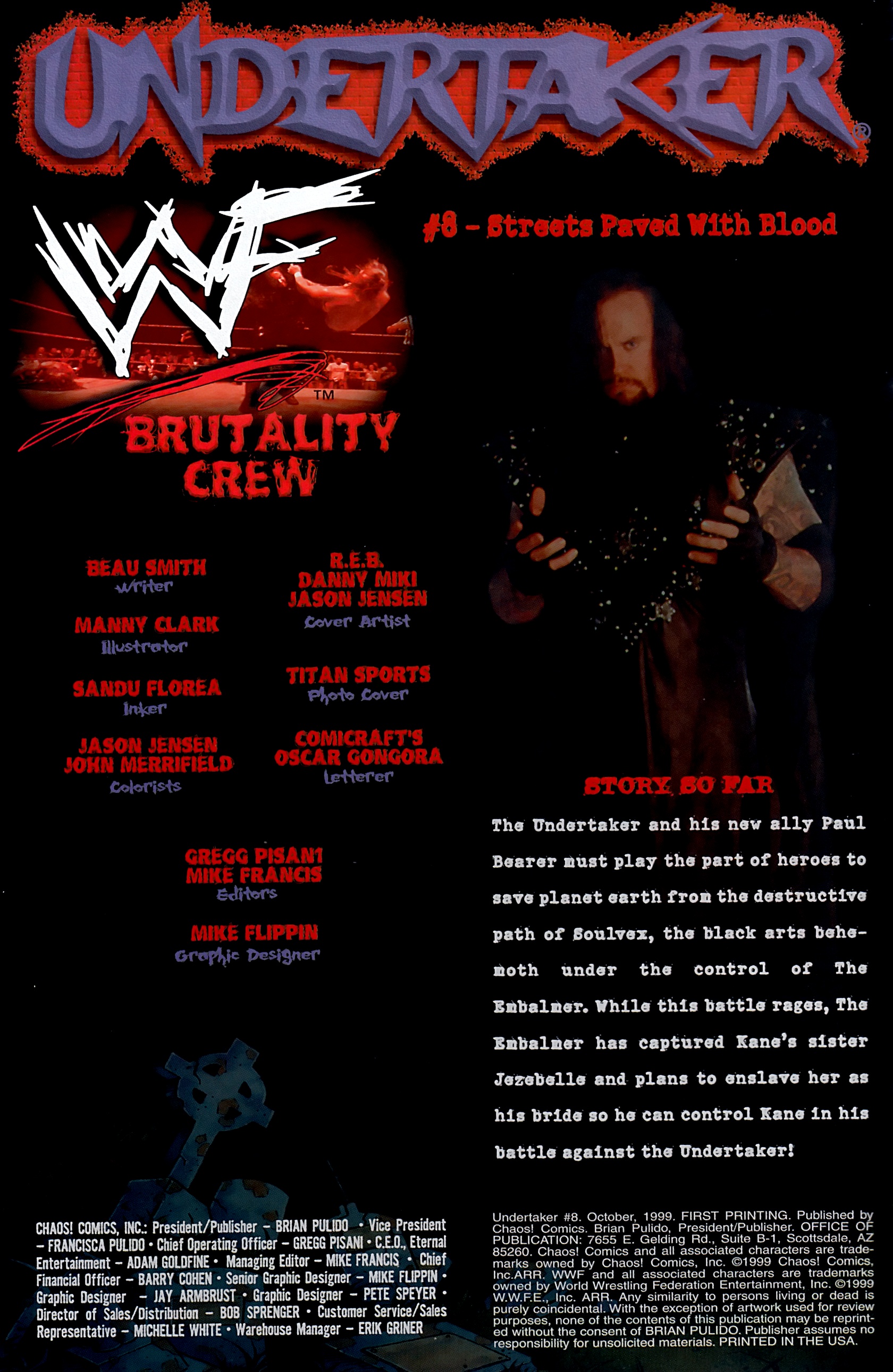 Read online Undertaker (1999) comic -  Issue #8 - 3