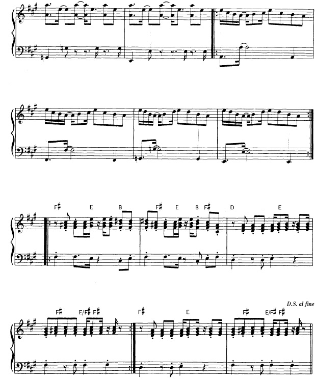 Banda Sonora Beverly Hills Cop (Axel Foley) Partituras para Piano