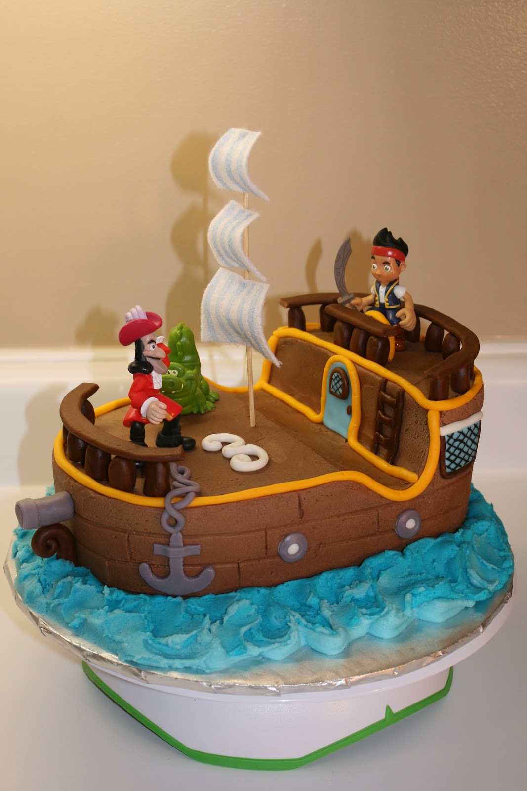 Blessed Hands Cake Design Jake Amp The Neverland Pirates Cake