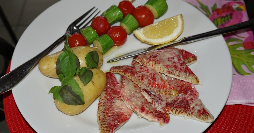 Red mullet fillets with Parmesan crust Hiking and Cooking in the South of France