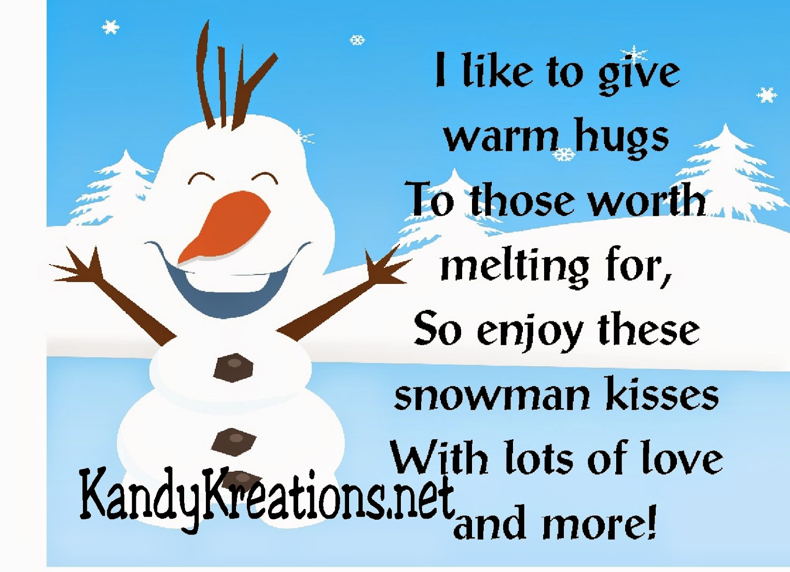 Olaf Snowman Kisses Candy Bag Topper Printable Everyday Parties Olaf Snowman Kisses Candy Bag Topper Printable Everyday Parties