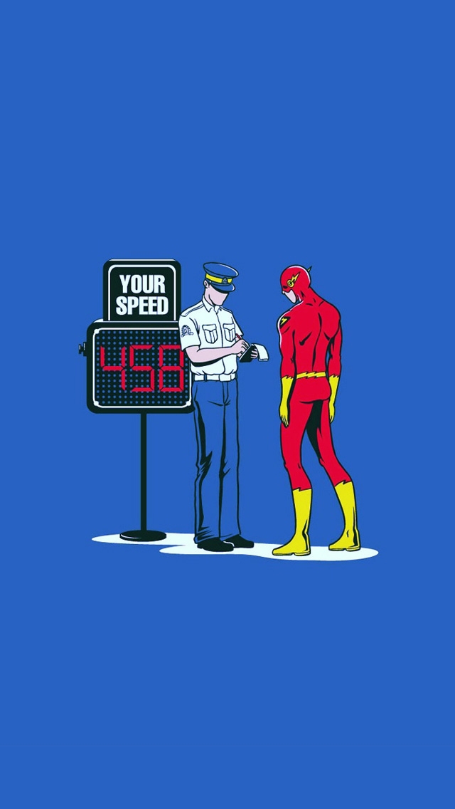 Funny The Flash iPhone 5 Wallpaper | iPhone 5 Wallpapers Gallery