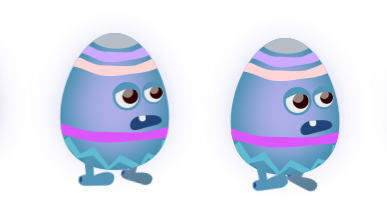 Free 2D Game Art: Easter egg animated sprite