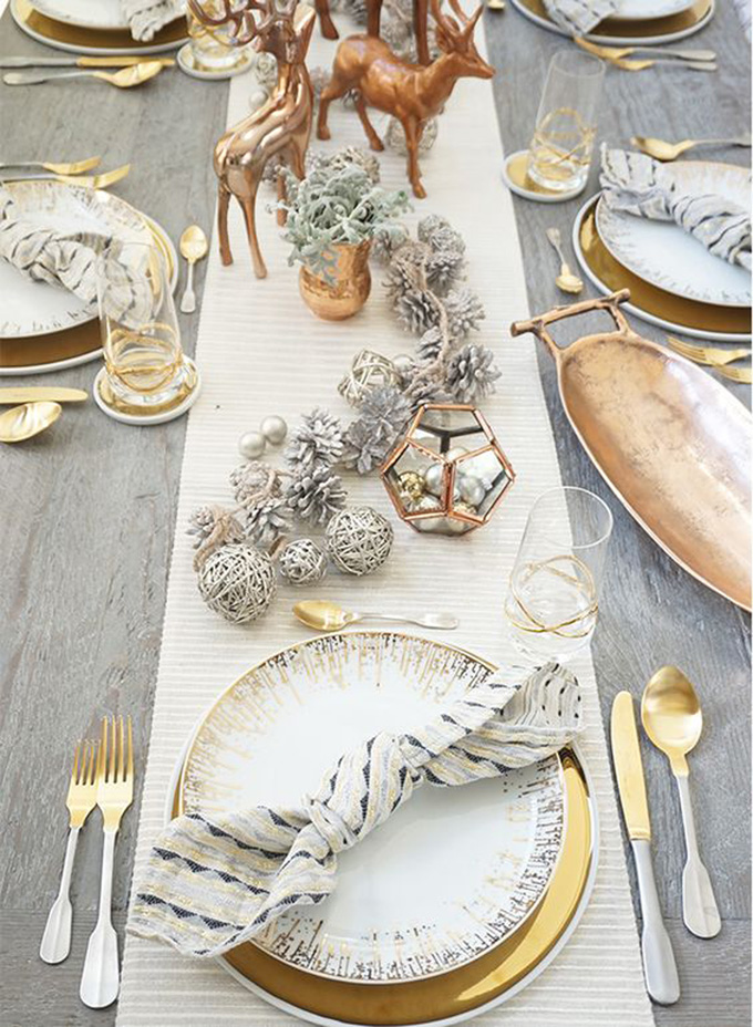Luxe for less Christmas Table Ideas