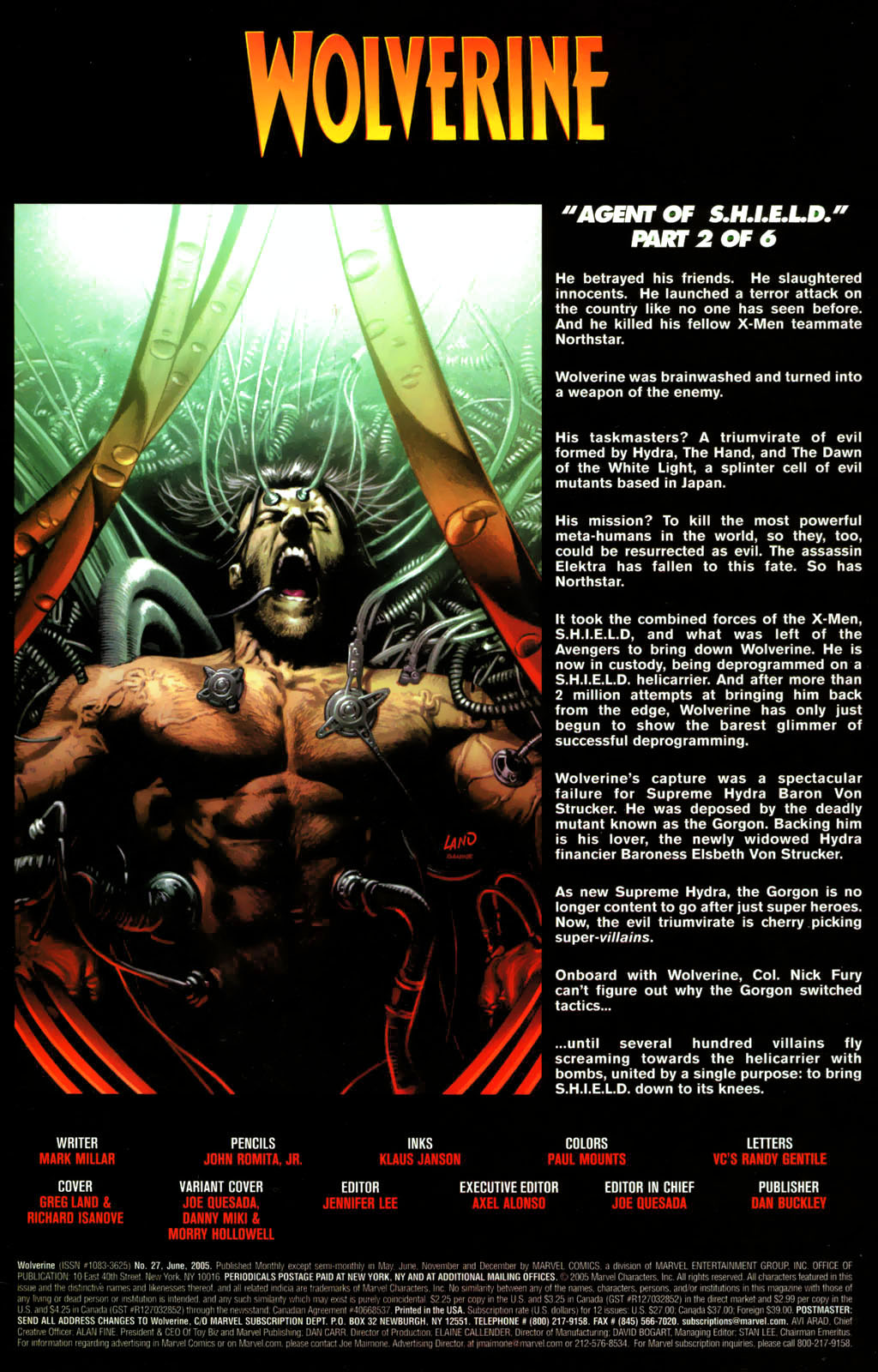 Read online Wolverine (2003) comic - Issue #27 - 3