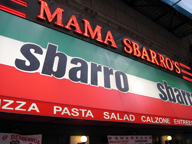 Mama Sbarro's vs. Sbarro is there a difference when dining in New York