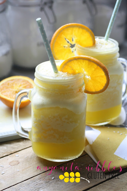 This frothy iced orange and milk drink is the perfect way to cool down in summer and suitable for vegans! 