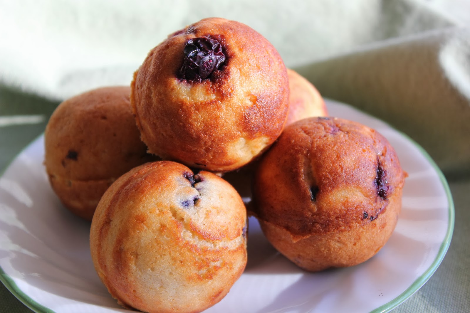A Spicy Olive Blueberry Muffin Donut Holes
