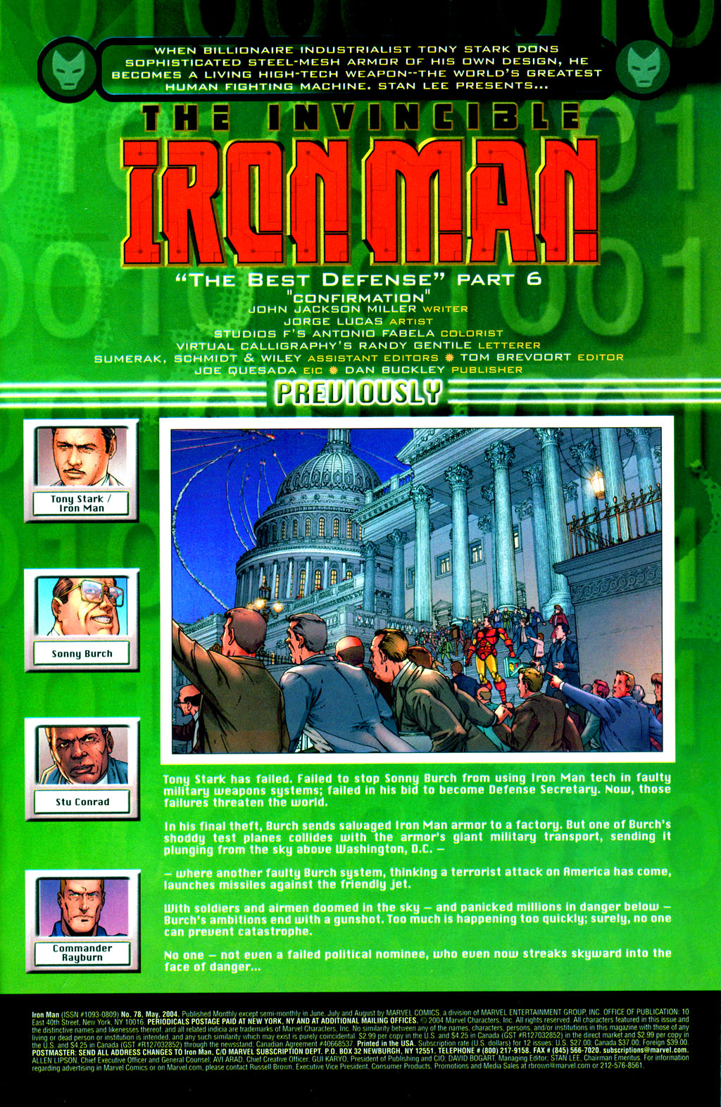 Read online Iron Man (1998) comic -  Issue #78 - 2